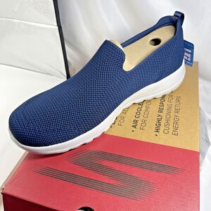 Skechers GoWalk Joy Sensational Day Navy/White 124187 Womens Size 12 New in Box